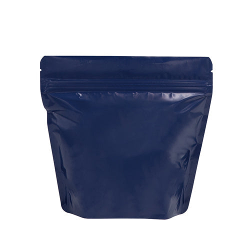 スタンドチャック袋２００ｇマット紺インナーバルブ