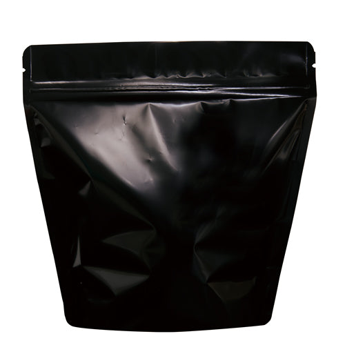 スタンドチャック袋３００ｇ黒インナーバルブ付