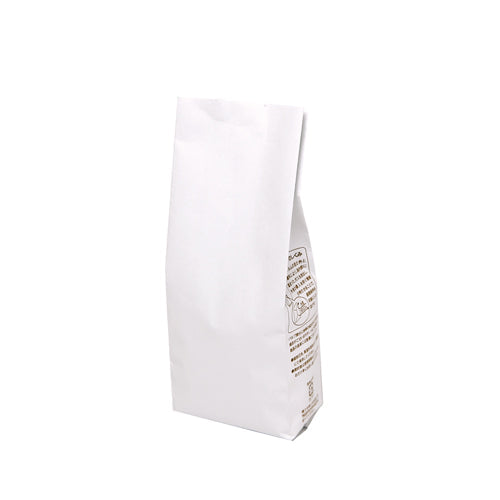 インナーバルブ付２００ｇ用ガゼット袋 ホワイト